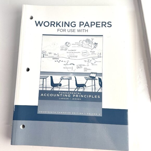 Fundamental Accounting Principles 14th Volume 1 & 2 Working Papers Canadian - Picture 6 of 12